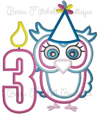 Birthday Owl 3
